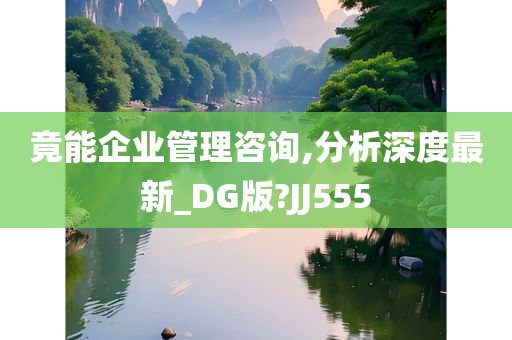 竟能企业管理咨询,分析深度最新_DG版?JJ555