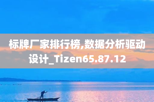 标牌厂家排行榜,数据分析驱动设计_Tizen65.87.12