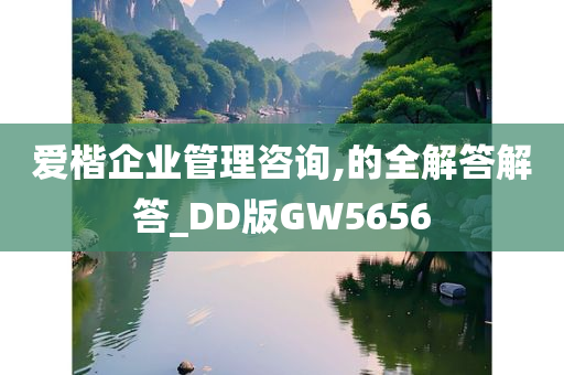 爱楷企业管理咨询,的全解答解答_DD版GW5656