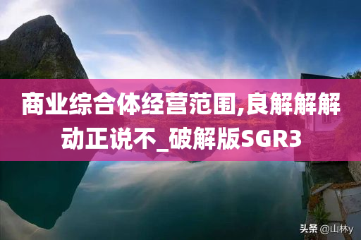 商业综合体经营范围,良解解解动正说不_破解版SGR3