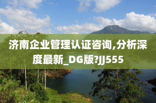 济南企业管理认证咨询,分析深度最新_DG版?JJ555