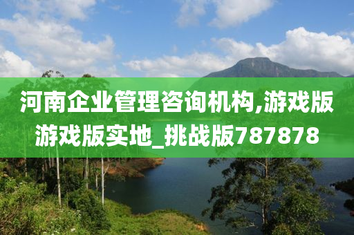 河南企业管理咨询机构,游戏版游戏版实地_挑战版787878