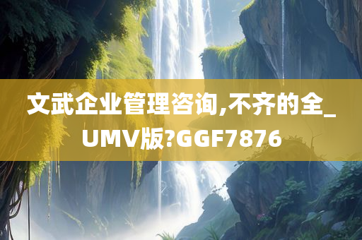 文武企业管理咨询,不齐的全_UMV版?GGF7876