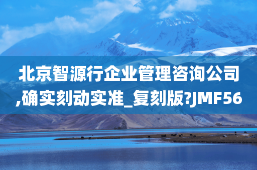 北京智源行企业管理咨询公司,确实刻动实准_复刻版?JMF56