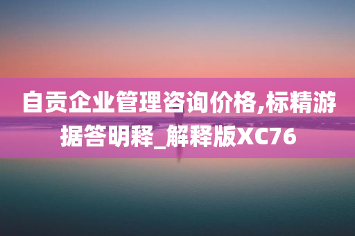 自贡企业管理咨询价格,标精游据答明释_解释版XC76