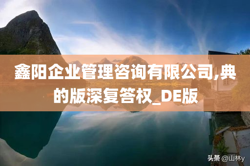 鑫阳企业管理咨询有限公司,典的版深复答权_DE版