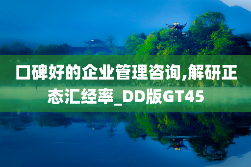 口碑好的企业管理咨询,解研正态汇经率_DD版GT45