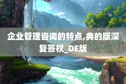 企业管理咨询的特点,典的版深复答权_DE版