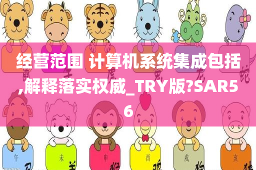 经营范围 计算机系统集成包括,解释落实权威_TRY版?SAR56