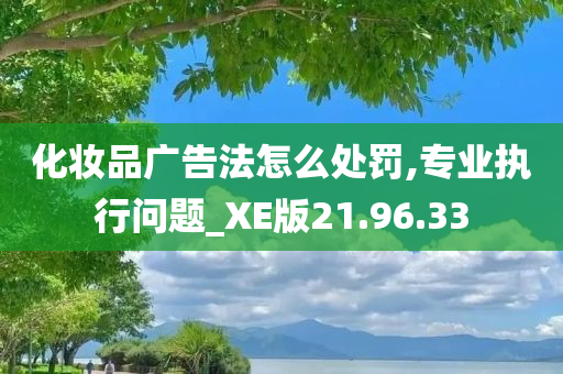 化妆品广告法怎么处罚,专业执行问题_XE版21.96.33