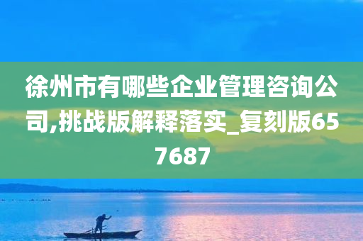 徐州市有哪些企业管理咨询公司,挑战版解释落实_复刻版657687