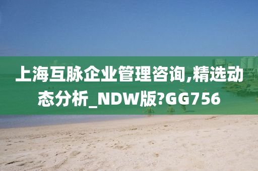 上海互脉企业管理咨询,精选动态分析_NDW版?GG756