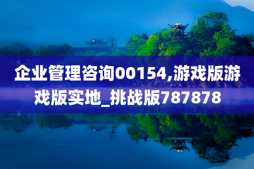 企业管理咨询00154,游戏版游戏版实地_挑战版787878