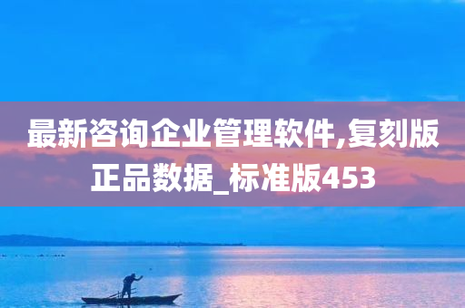 最新咨询企业管理软件,复刻版正品数据_标准版453