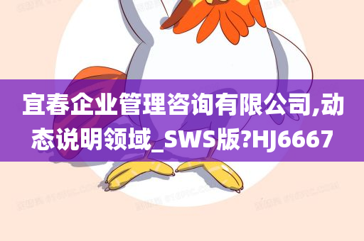 宜春企业管理咨询有限公司,动态说明领域_SWS版?HJ6667