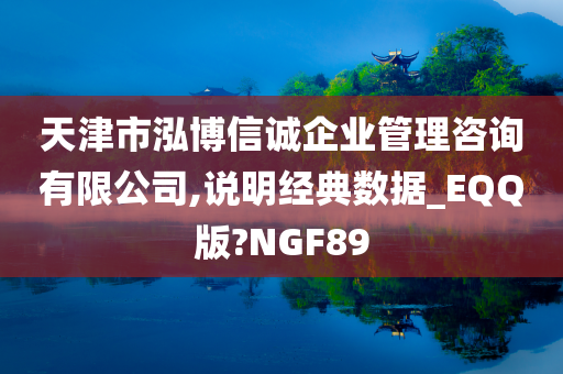 天津市泓博信诚企业管理咨询有限公司,说明经典数据_EQQ版?NGF89