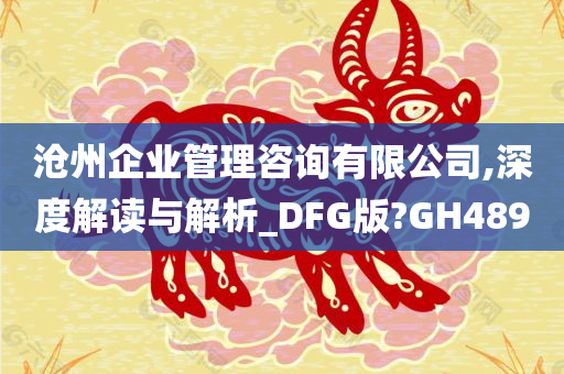 沧州企业管理咨询有限公司,深度解读与解析_DFG版?GH489