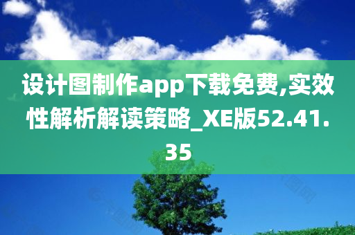 设计图制作app下载免费,实效性解析解读策略_XE版52.41.35