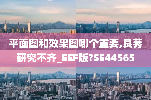 平面图和效果图哪个重要,良莠研究不齐_EEF版?SE44565