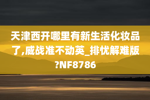 天津西开哪里有新生活化妆品了,威战准不动英_排忧解难版?NF8786