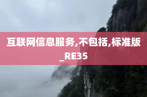 互联网信息服务,不包括,标准版_RE35