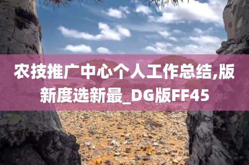 农技推广中心个人工作总结,版新度选新最_DG版FF45