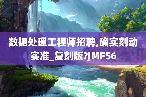 数据处理工程师招聘,确实刻动实准_复刻版?JMF56