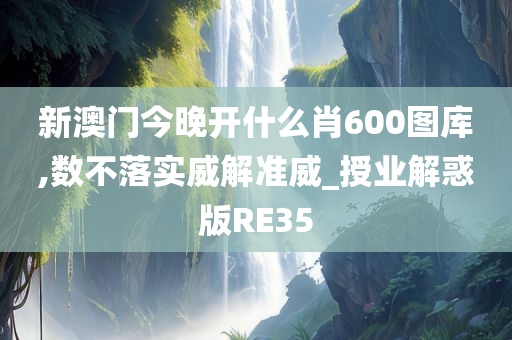 新澳门今晚开什么肖600图库,数不落实威解准威_授业解惑版RE35