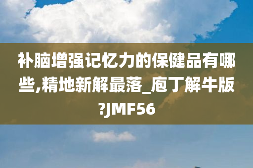 补脑增强记忆力的保健品有哪些,精地新解最落_庖丁解牛版?JMF56