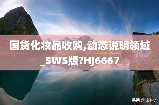 国货化妆品收购,动态说明领域_SWS版?HJ6667