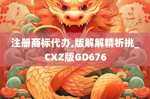 注册商标代办,版解解精析挑_CXZ版GD676