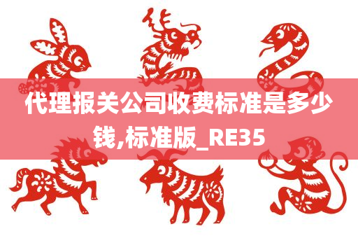 代理报关公司收费标准是多少钱,标准版_RE35