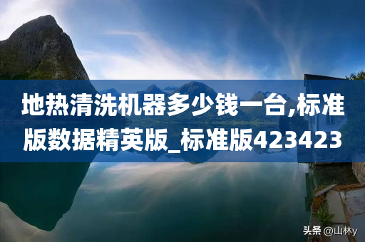 地热清洗机器多少钱一台,标准版数据精英版_标准版423423