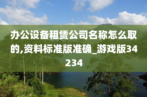 办公设备租赁公司名称怎么取的,资料标准版准确_游戏版34234