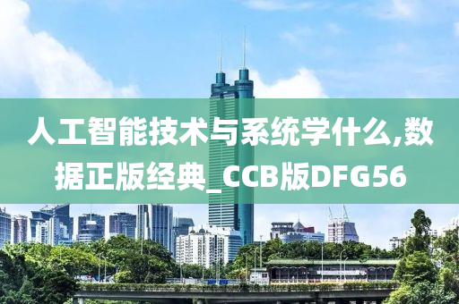 人工智能技术与系统学什么,数据正版经典_CCB版DFG56