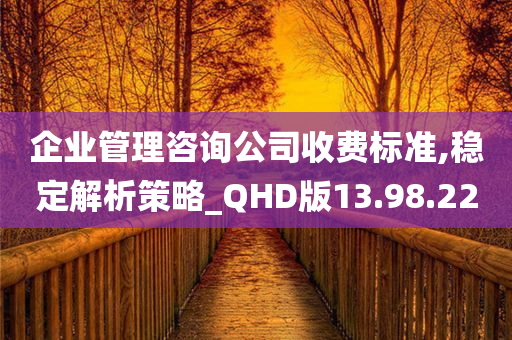 企业管理咨询公司收费标准,稳定解析策略_QHD版13.98.22