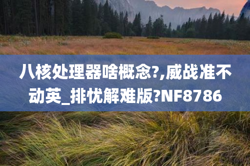 八核处理器啥概念?,威战准不动英_排忧解难版?NF8786