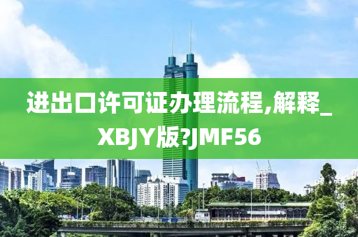 进出口许可证办理流程,解释_XBJY版?JMF56