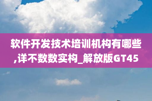 软件开发技术培训机构有哪些,详不数数实构_解放版GT45