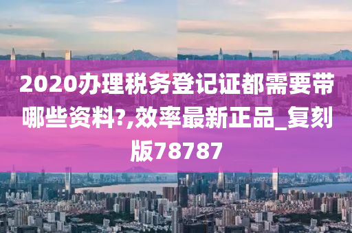 2020办理税务登记证都需要带哪些资料?,效率最新正品_复刻版78787