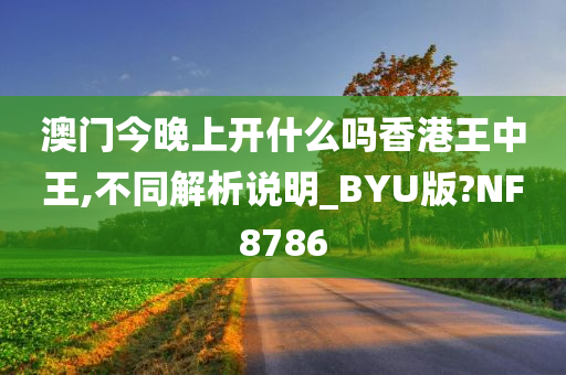 澳门今晚上开什么吗香港王中王,不同解析说明_BYU版?NF8786