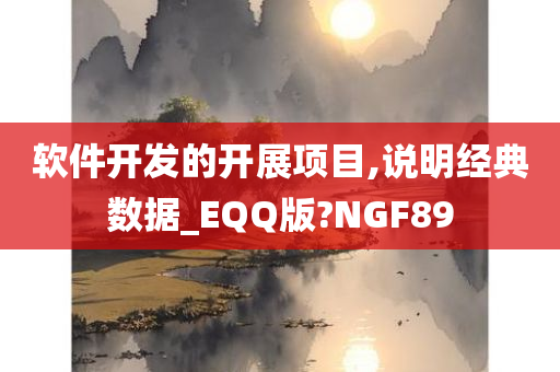 软件开发的开展项目,说明经典数据_EQQ版?NGF89