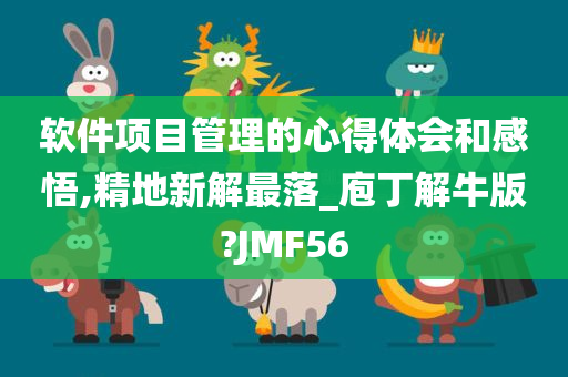 软件项目管理的心得体会和感悟,精地新解最落_庖丁解牛版?JMF56