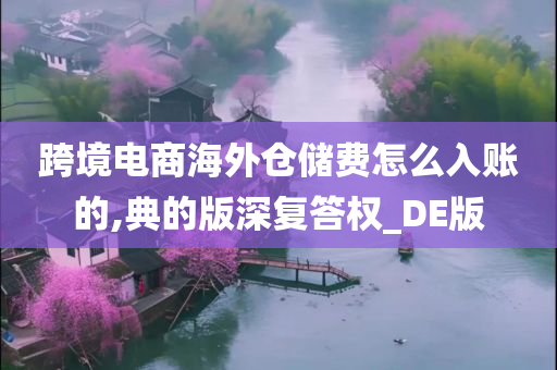 跨境电商海外仓储费怎么入账的,典的版深复答权_DE版