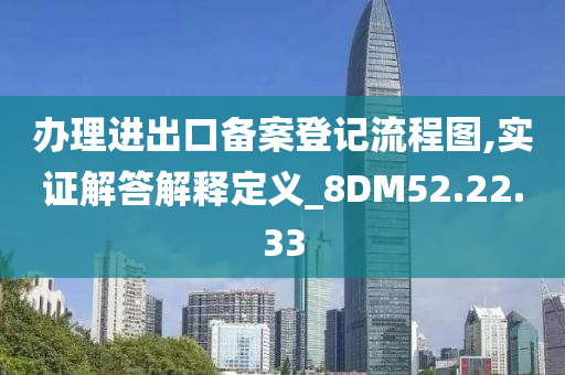 办理进出口备案登记流程图,实证解答解释定义_8DM52.22.33