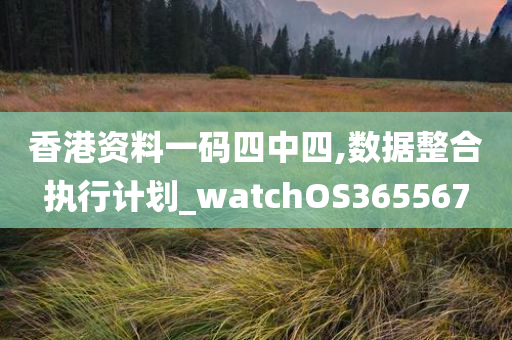 香港资料一码四中四,数据整合执行计划_watchOS365567