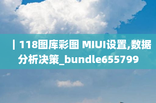 ｜118图库彩图 MIUI设置,数据分析决策_bundle655799