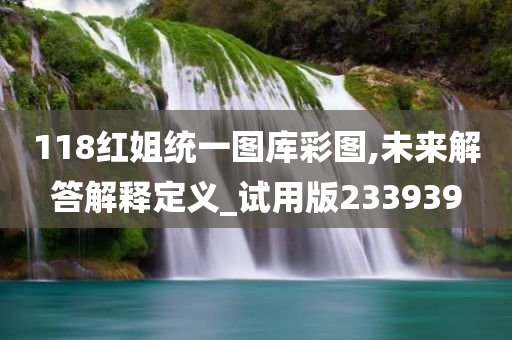 118红姐统一图库彩图,未来解答解释定义_试用版233939