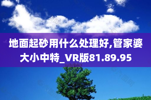 地面起砂用什么处理好,管家婆大小中特_VR版81.89.95