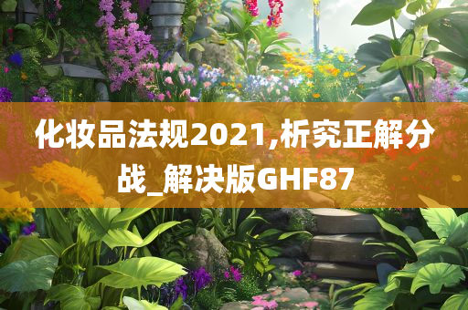 化妆品法规2021,析究正解分战_解决版GHF87